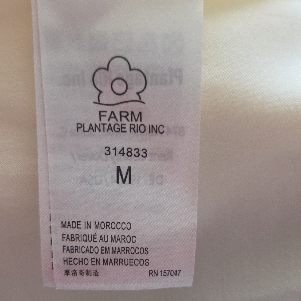 FARM Rio Palermo Cutout Long Sleeve Maxi Dress in Black/Off-White M Retro NWT - Picture 5 of 15